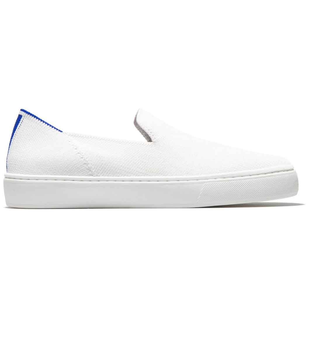 Rothy's Bright White Sneaker | Sustainable White Sneakers Brands You Should Know